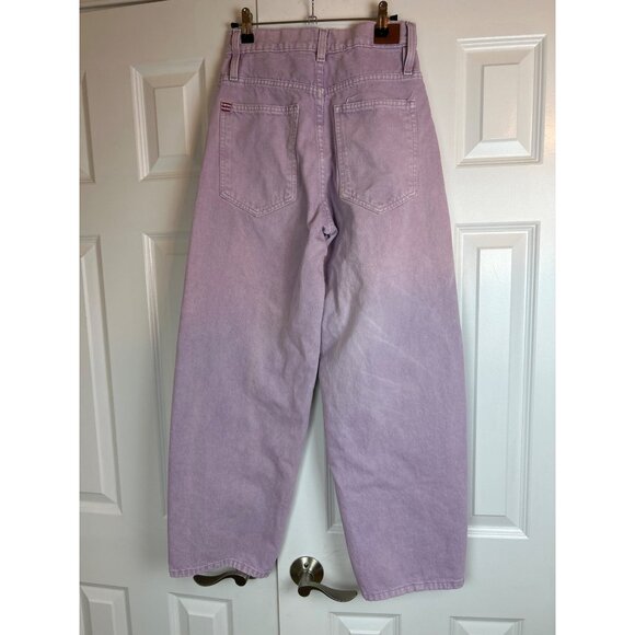 BDG Urban Outfitters Pants Women's Size 25 High Rise Extreme Baggy Lavender - Picture 4 of 13